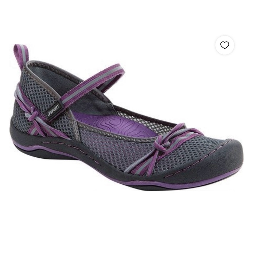 JBU Jambu Misty Encore Mary Jane closed toe purple sandals size 10